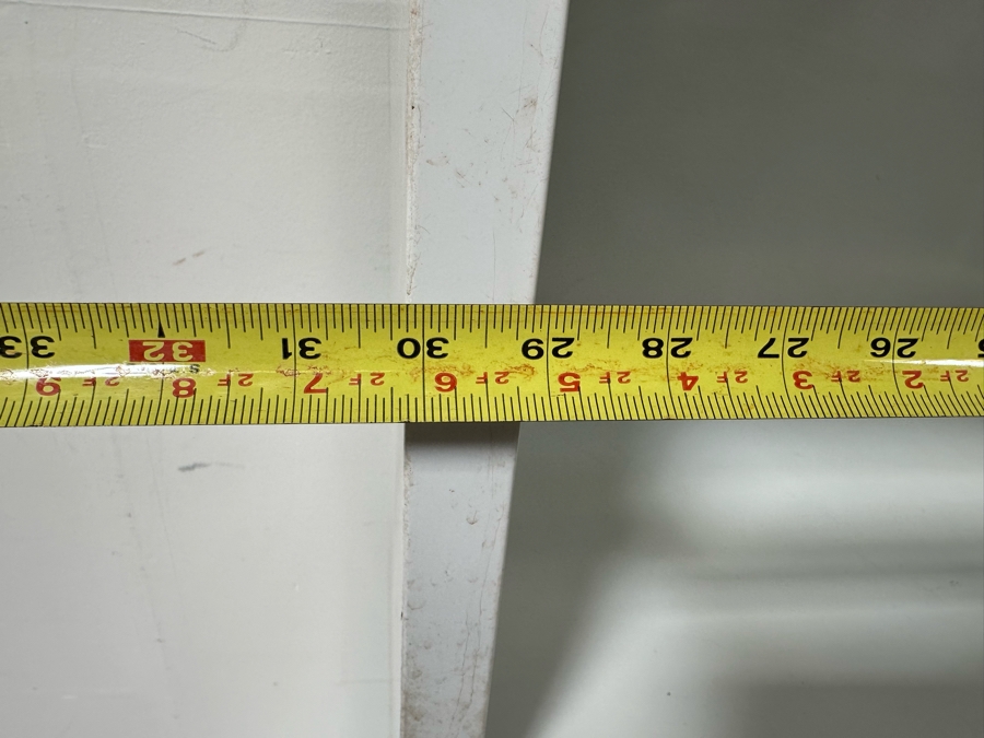 Vintage White Metal Kitchen Cabinet Hutch 30”W X 14”D X 66”H [Photo 5]