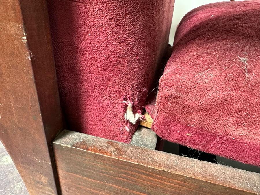 Streit Morris Chair Reclining With Foot Rest Patented 1901 With Original Tag 31”W X 35”D X 29”H [Photo 12]