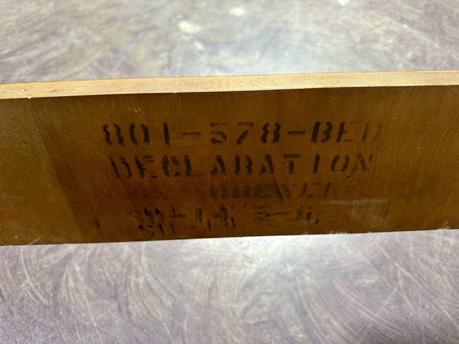 Mid-Century Modern Drexel Declaration King Size Headboard 77.5”W X 41”H [Photo 2]