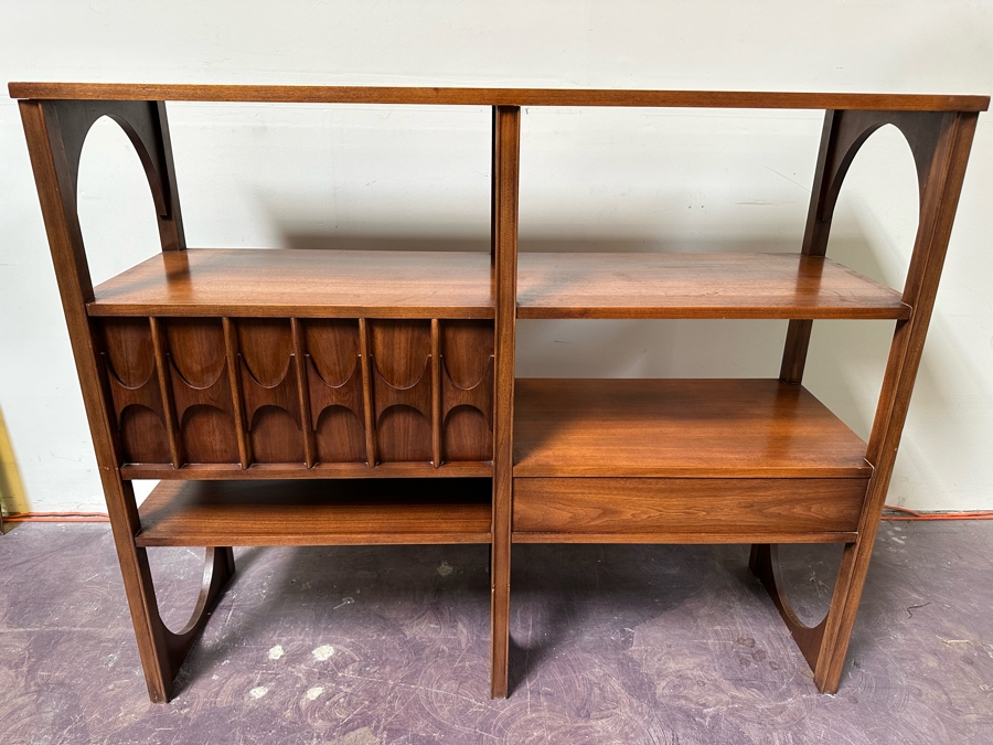 Mid-Century Modern Kent Coffey Perspecta Double Sided Room Divider Hutch Only 56'W X 18'D X 46'H [Photo 9]