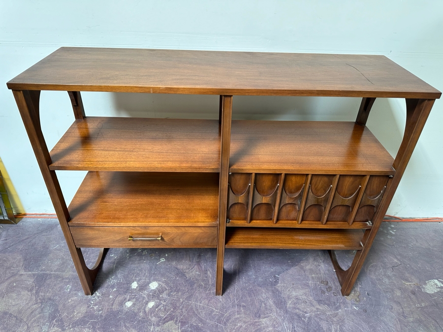 Mid-Century Modern Kent Coffey Perspecta Double Sided Room Divider Hutch Only 56'W X 18'D X 46'H [Photo 3]