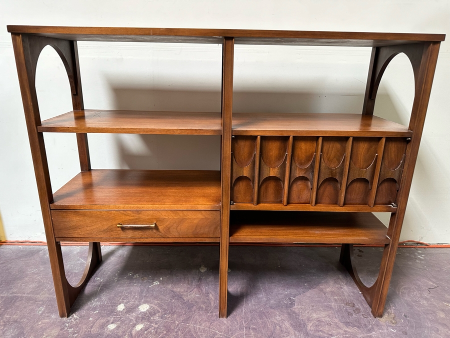 Mid-Century Modern Kent Coffey Perspecta Double Sided Room Divider Hutch Only 56'W X 18'D X 46'H [Photo 2]