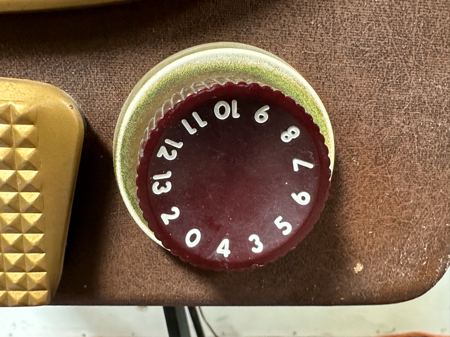 Retro Zenith Tube Television TV With Metal Stand For Display Only (Not Working) 21”W X 20”D X 18.5”H Stand Measures 18”H [Photo 7]