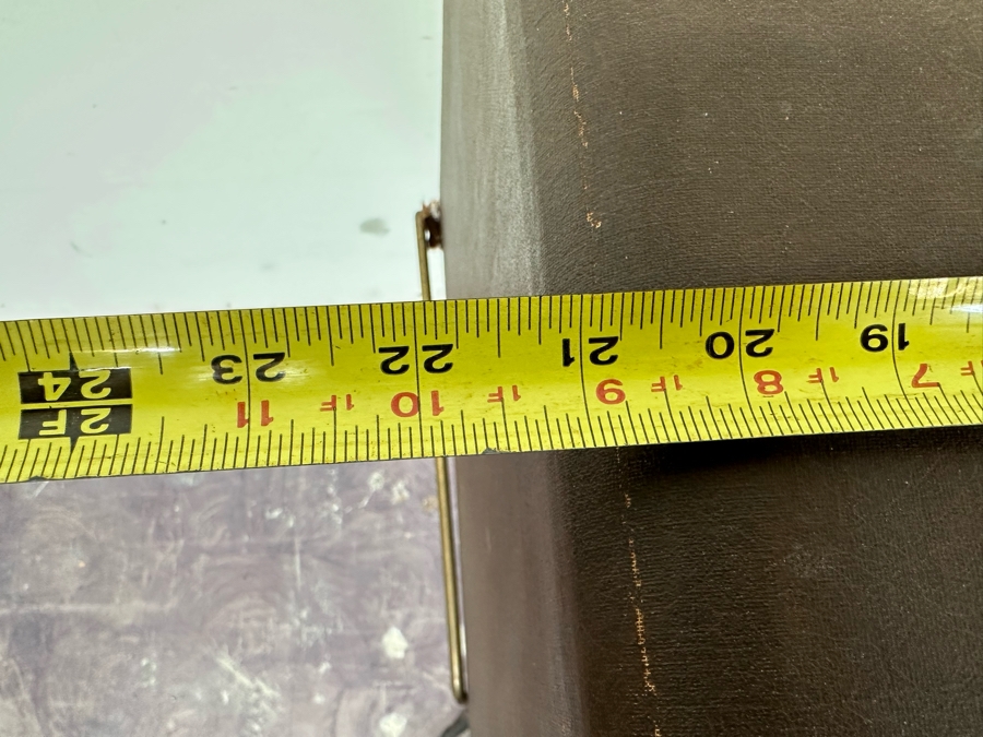 Retro Zenith Tube Television TV With Metal Stand For Display Only (Not Working) 21”W X 20”D X 18.5”H Stand Measures 18”H [Photo 16]