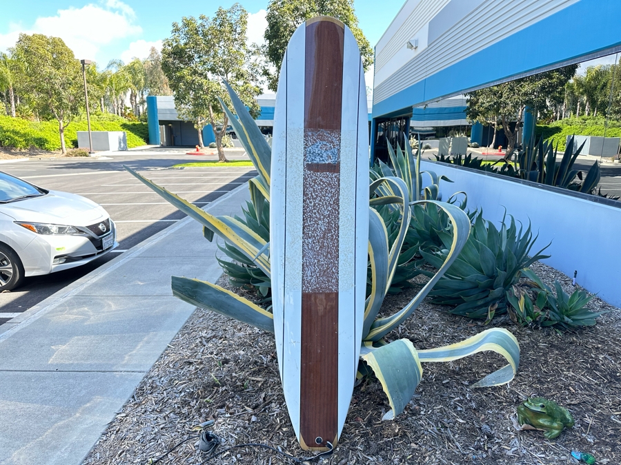 Backhouse Surfboards Longboard San Diego, CA 7’6” X 21 5/8” X 2 5/8” [Photo 1]