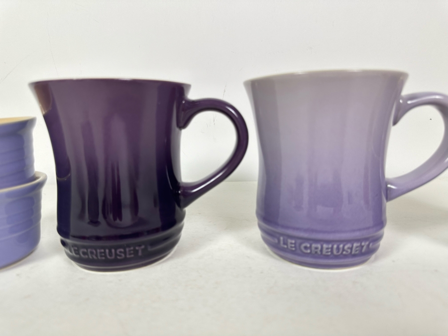 Six Piece Le Creuset Stoneware Cups [Photo 2]