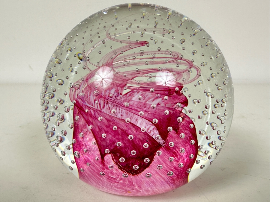 Three Glass Paperweights 3'H [Photo 13]