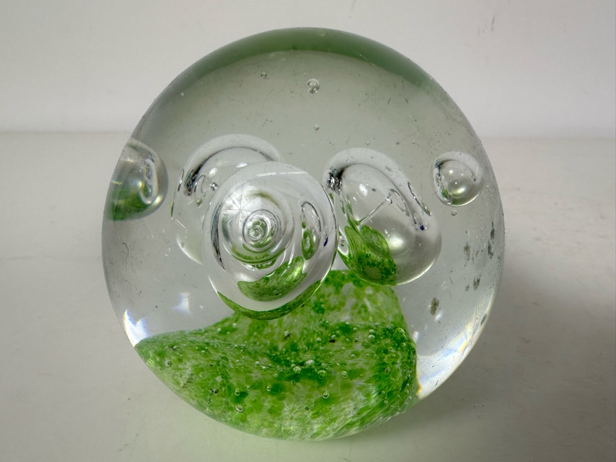 Three Glass Paperweights 3'H [Photo 15]