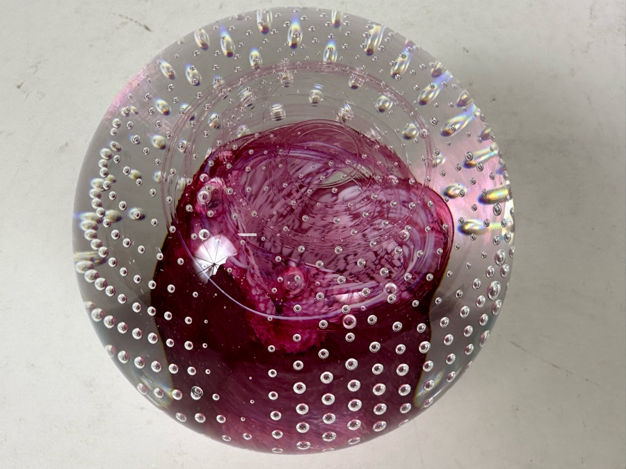 Three Glass Paperweights 3'H [Photo 12]