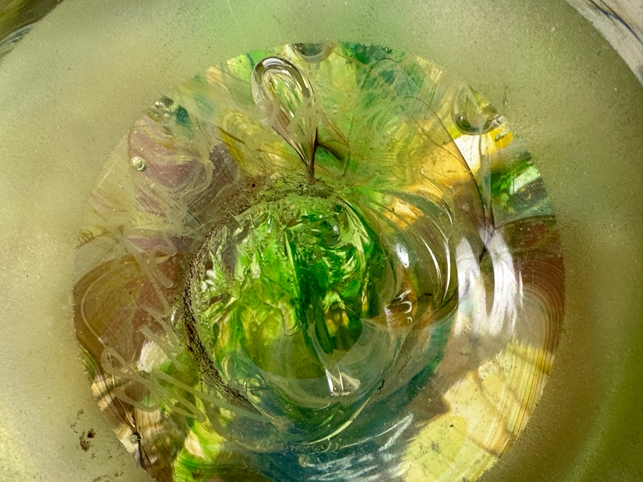 Pair Of Signed Art Glass Paperweights [Photo 14]