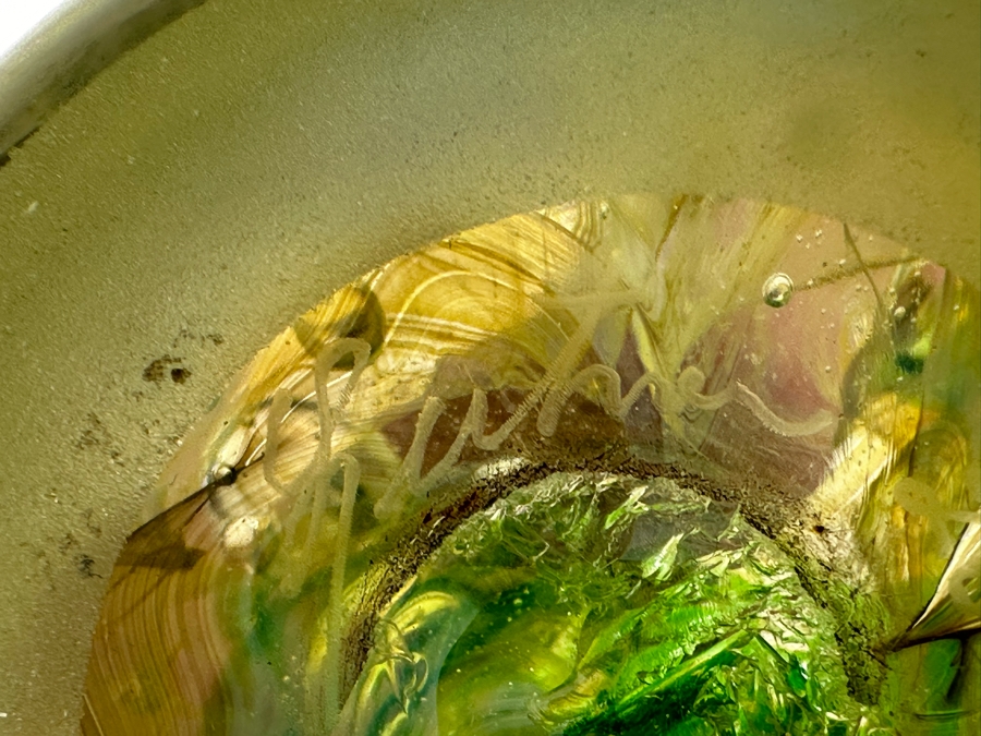 Pair Of Signed Art Glass Paperweights [Photo 13]