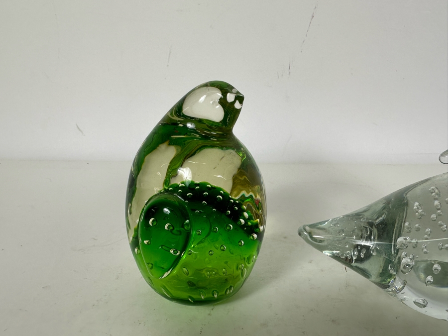 Collection Of Various Glass Birds, Fox & Fish Figurines [Photo 10]