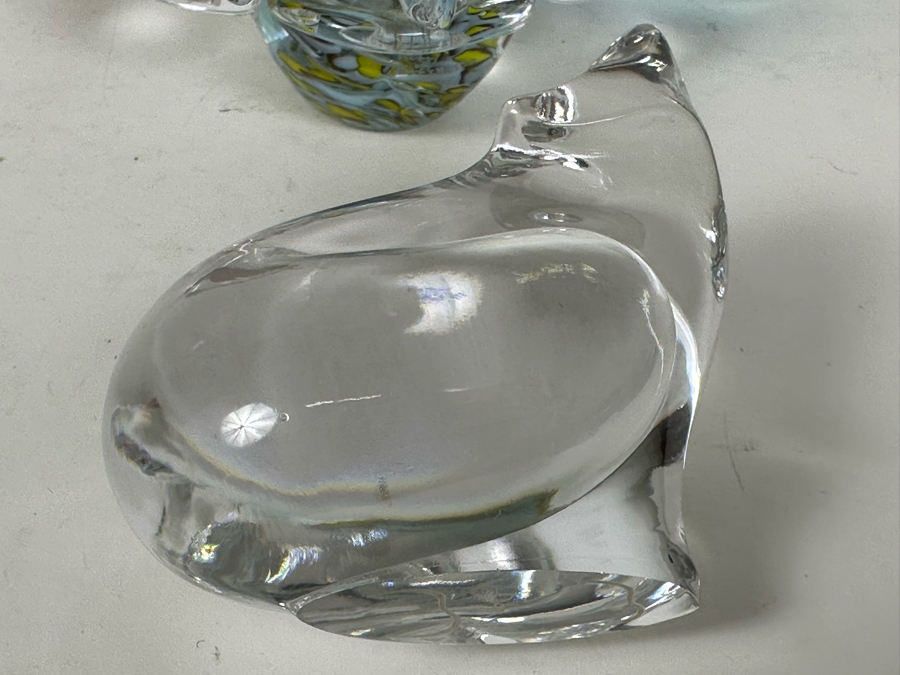 Collection Of Various Glass Birds, Fox & Fish Figurines [Photo 14]