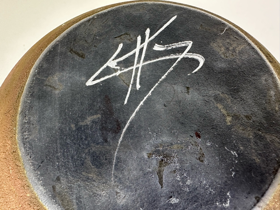 Vintage Art Pottery Vase Canyon Collection Sedona Arizona Artist Signed 9'W X 6.25'H [Photo 6]