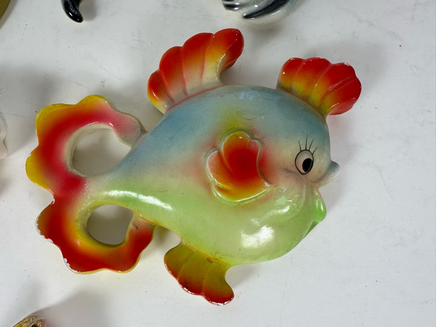 Ten Vintage Fish Wall Decor Some Are Ceramicraft San Clemente CA [Photo 6]
