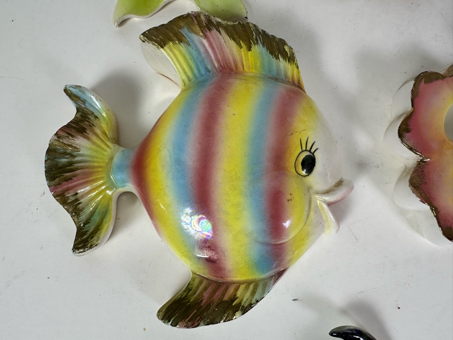 Ten Vintage Fish Wall Decor Some Are Ceramicraft San Clemente CA [Photo 4]