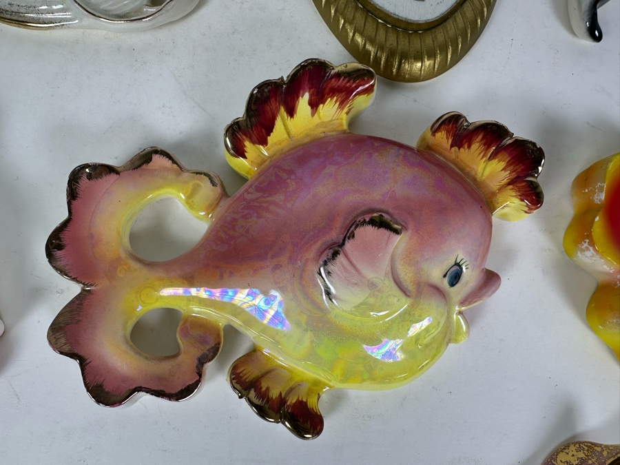 Ten Vintage Fish Wall Decor Some Are Ceramicraft San Clemente CA [Photo 5]