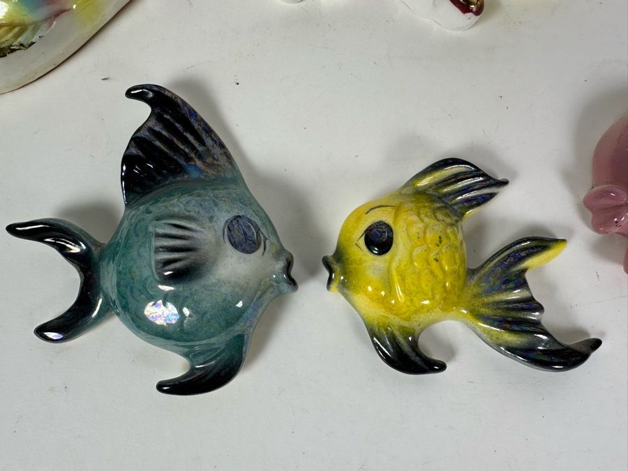 Ten Vintage Fish Wall Decor Some Are Ceramicraft San Clemente CA [Photo 3]