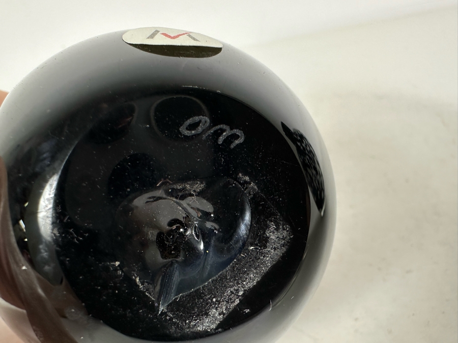 Pair Of Vintage Signed Art Glass Perfume Bottles With Stoppers 7'H [Photo 7]