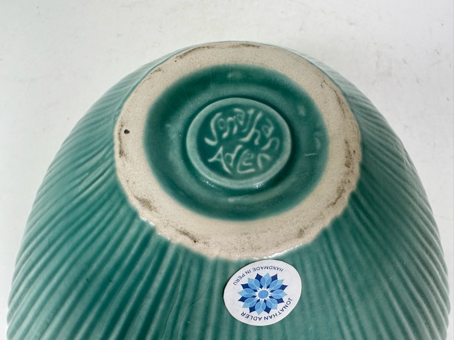 Jonathan Adler Ribbed Pinch Bowl 9'W X 5'H [Photo 5]