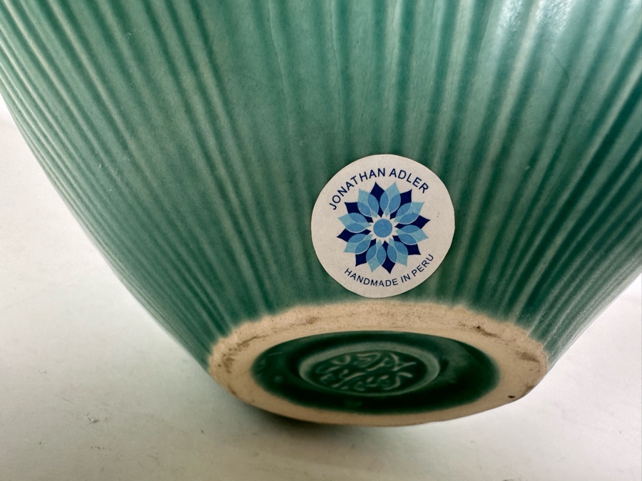 Jonathan Adler Ribbed Pinch Bowl 9'W X 5'H [Photo 6]