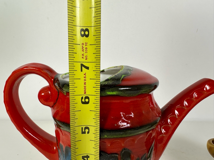 Vintage MCM German Pitcher 7'H And Art Pottery Planter [Photo 8]