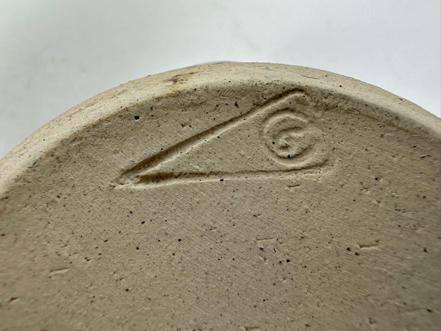 Pair Of Signed Studio Pottery Vases 7'H [Photo 10]