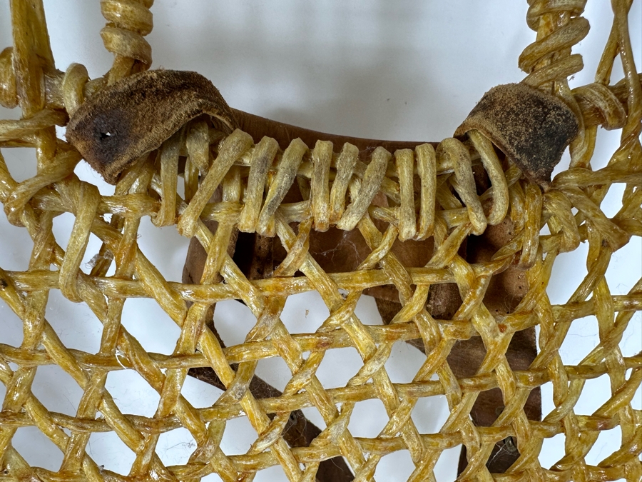 Pair Of Vintage Wood & Rawhide Snowshoes 42'L [Photo 7]