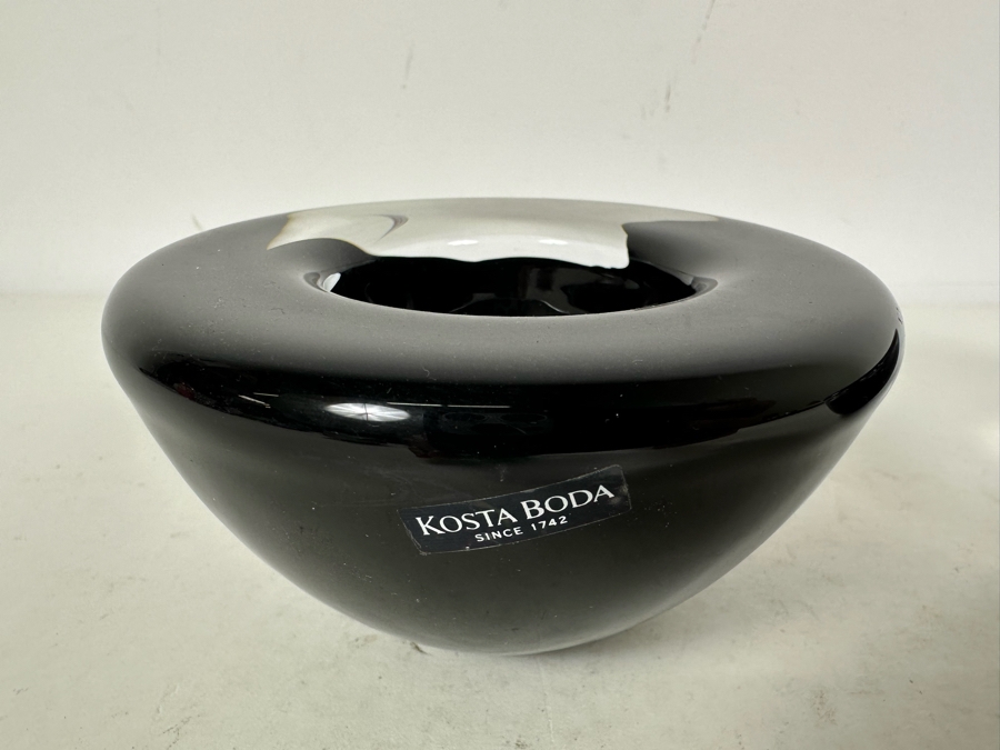 Three Swedish Anna Ehrner For Kosta Boda Art Glass Candle Votives 4.5'W [Photo 8]