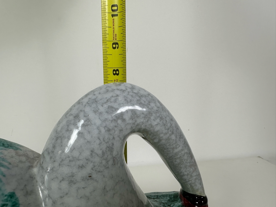 Vintage MCM Italian Hand Painted Ceramic Fish Pitcher 9'W X 8'H [Photo 8]