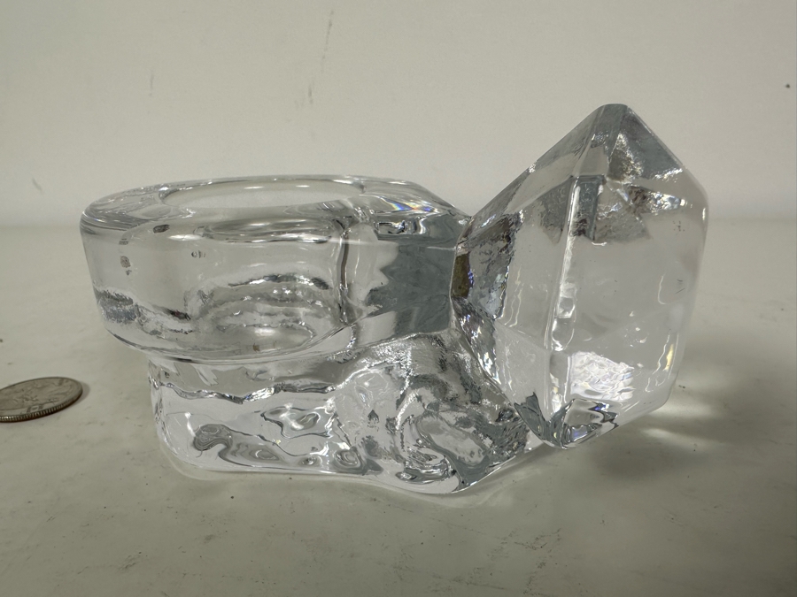 Kosta Boda Sweden Diamond Ring Trinket Jewelry Dish 5'W X 2.5'H [Photo 3]