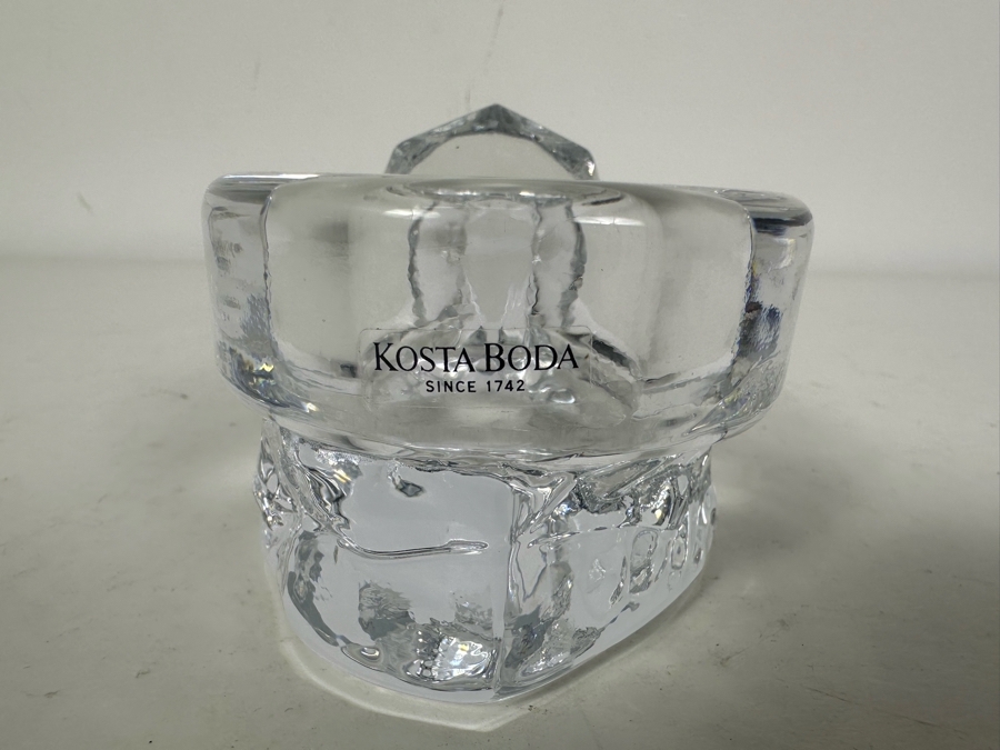 Kosta Boda Sweden Diamond Ring Trinket Jewelry Dish 5'W X 2.5'H [Photo 7]