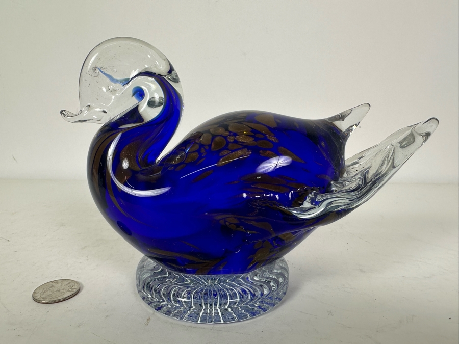 MURANO GLASS ムラノ ブルー ライオン モチーフ 装飾 デカンタ MURANO GLASS ムラノ ブルー ライオン モチーフ 装飾 デカンタ MURANO