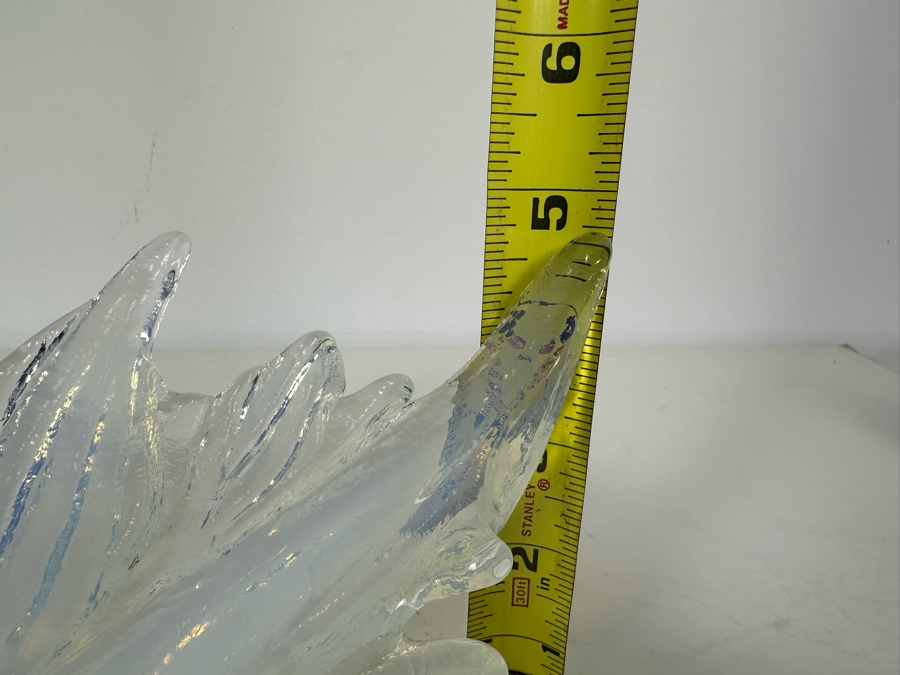 Vintage Opalescent Glass Centerpiece Bowl 11'W X 5'H [Photo 10]