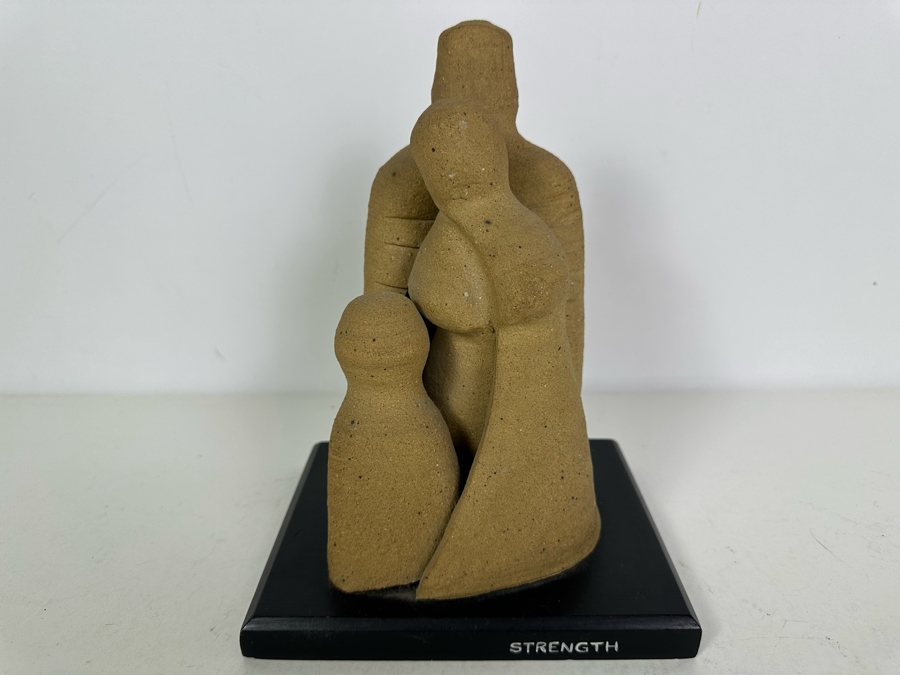 Vintage 1977 Signed Betty Sturm Sculpture Titled 'Strength' 9'H [Photo 2]