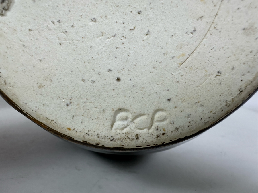 Pair Of Artist Signed Pottery Vases 6.5'H & 8.5'H [Photo 7]