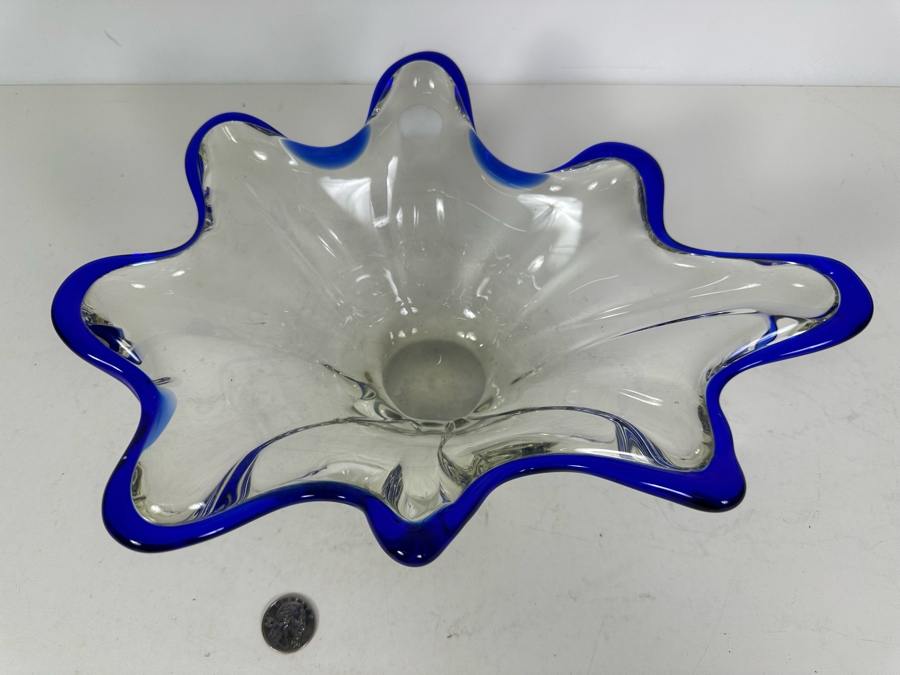 Art Glass Centerpiece Bowl 12'W X 4.5'H [Photo 5]