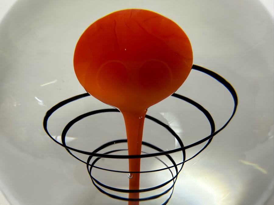 Handmade Jaroslav Svoboda Karlov Paperweight Czech Republic 4'H Retails $140 [Photo 4]