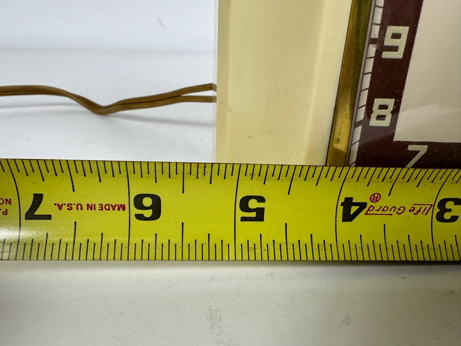 Vintage Seth Thomas Electric Alarm Clock Lee Model No. E864-000 5'H [Photo 4]