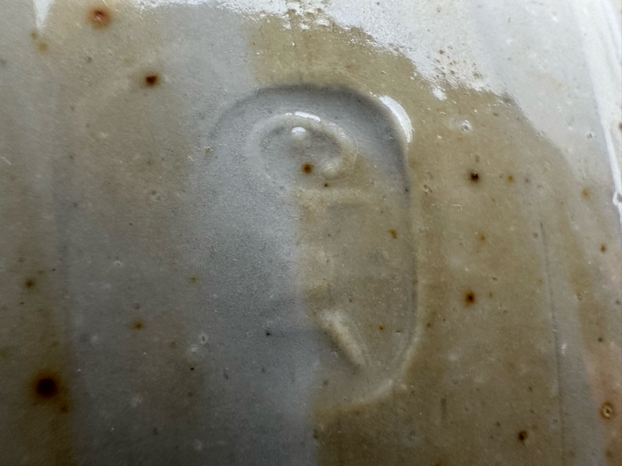 Stunning Signed Chinese Porcelain Dish With Brilliant Cosmic Purples 12.5'R X 2'H [Photo 8]