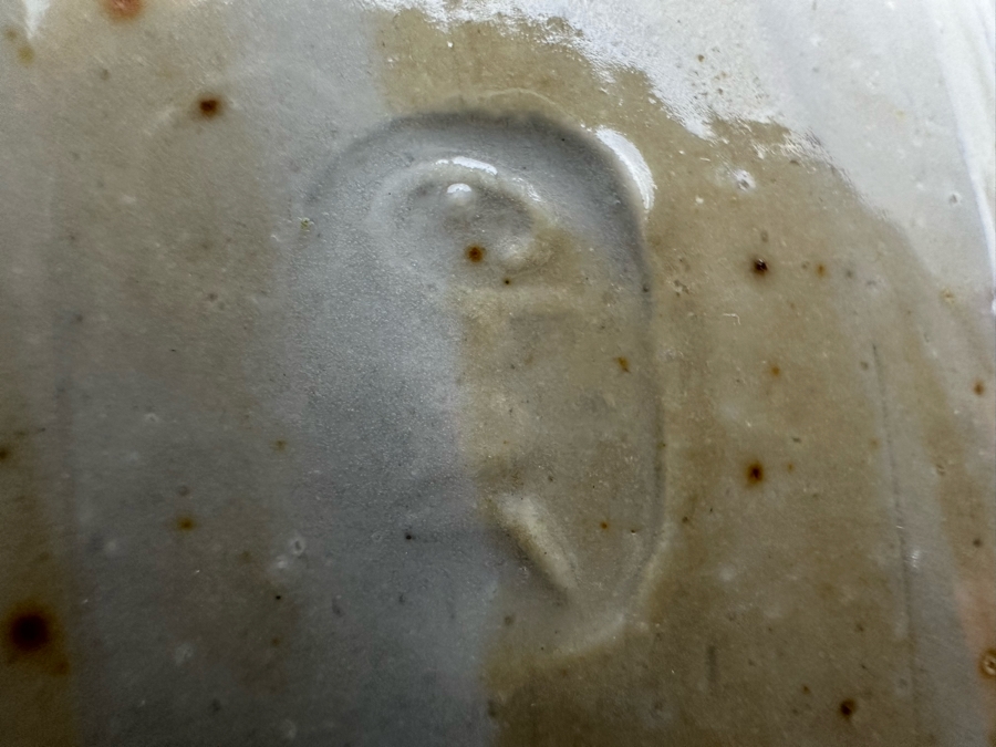 Stunning Signed Chinese Porcelain Dish With Brilliant Cosmic Purples 12.5'R X 2'H [Photo 7]