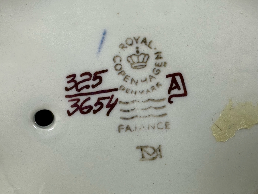 Vintage Limited Edition Royal Copenhagen Faience Fajance Cat Figurine 6'H [Photo 6]