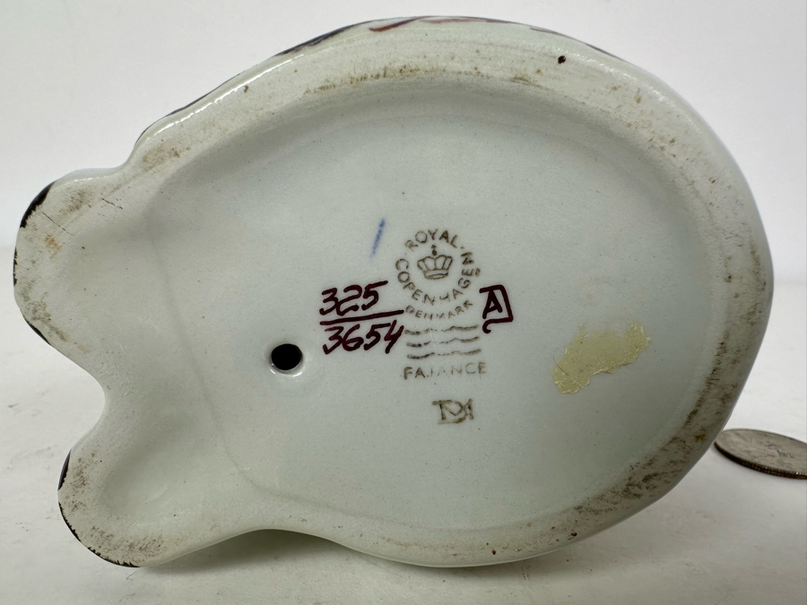 Vintage Limited Edition Royal Copenhagen Faience Fajance Cat Figurine 6'H [Photo 5]