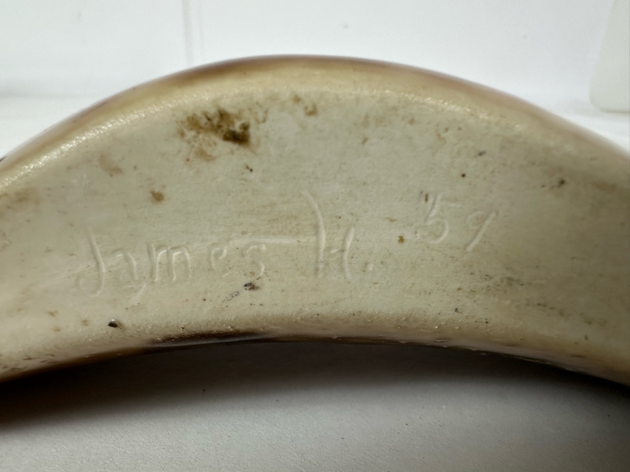 Four Signed Glazed Pottery Vases - Tallest Is 7.5'H [Photo 9]