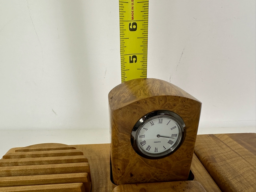 Michael Elkan Studio Wooden Desk Set Valet 13.5'W X 4.5'D X 4.5'H [Photo 12]