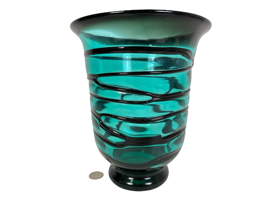 Art Glass Vase 9.25'H [Photo 1]