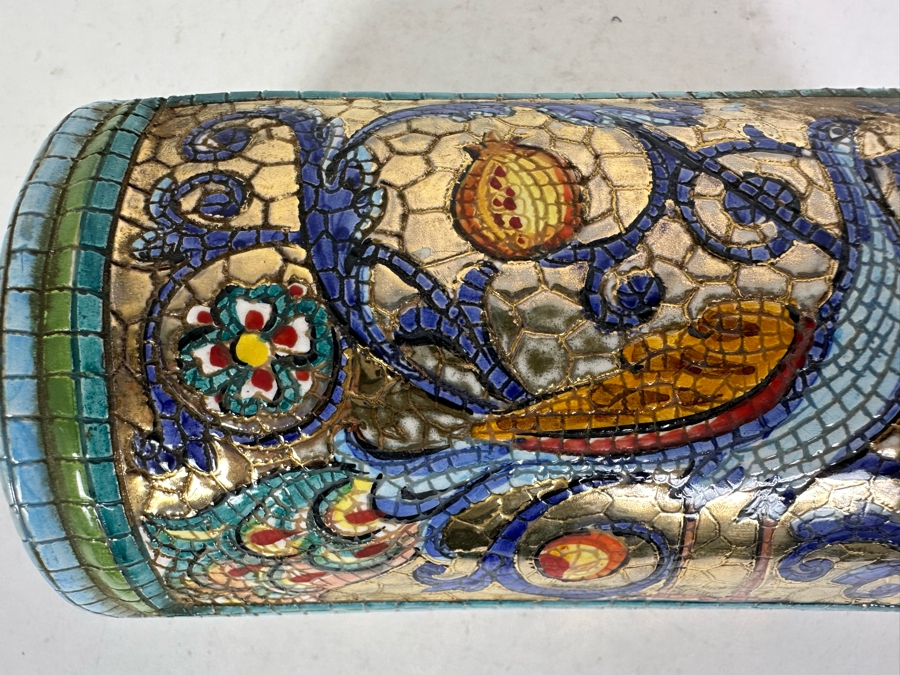 Vintage Deruta Italy Lidded Box 7'W X 3.5'D X 4'H [Photo 4]