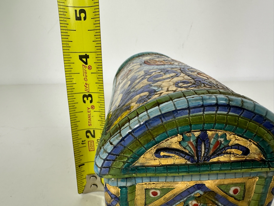 Vintage Deruta Italy Lidded Box 7'W X 3.5'D X 4'H [Photo 19]
