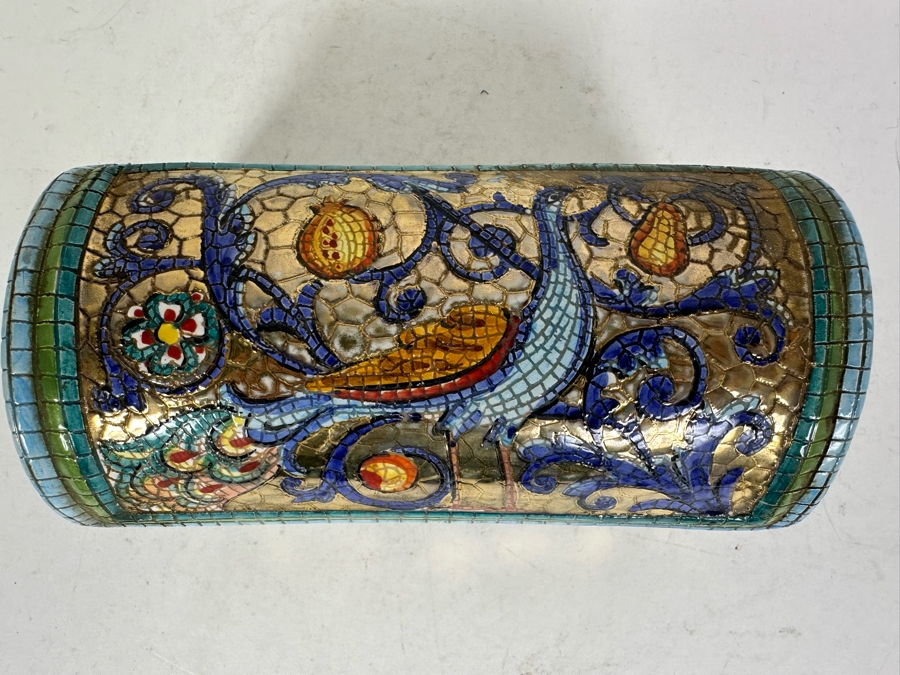 Vintage Deruta Italy Lidded Box 7'W X 3.5'D X 4'H [Photo 2]