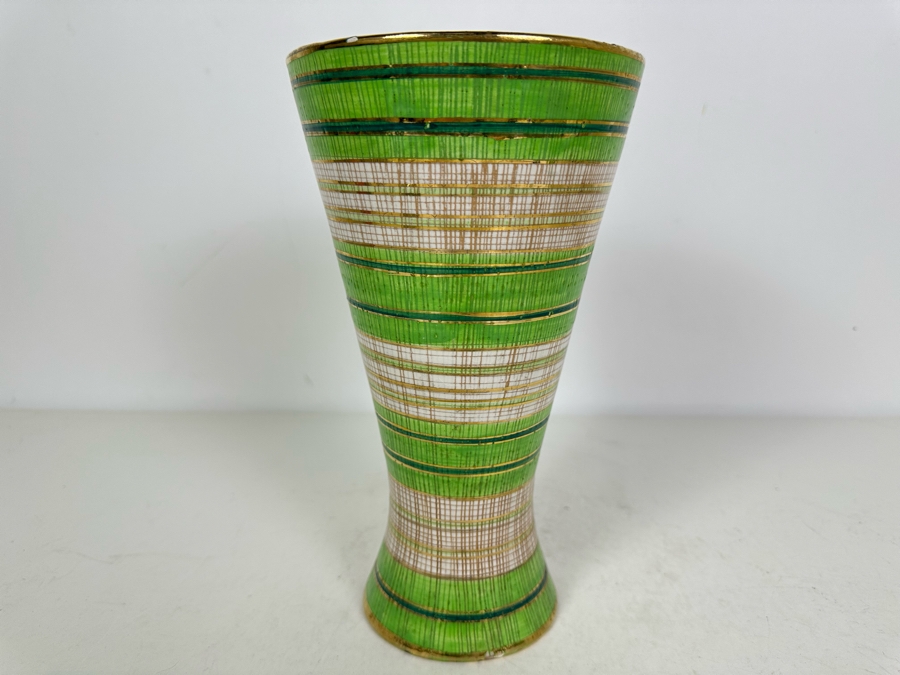 Vintage Mid-Century Modern Italian Cermaic Vase 10'H [Photo 2]